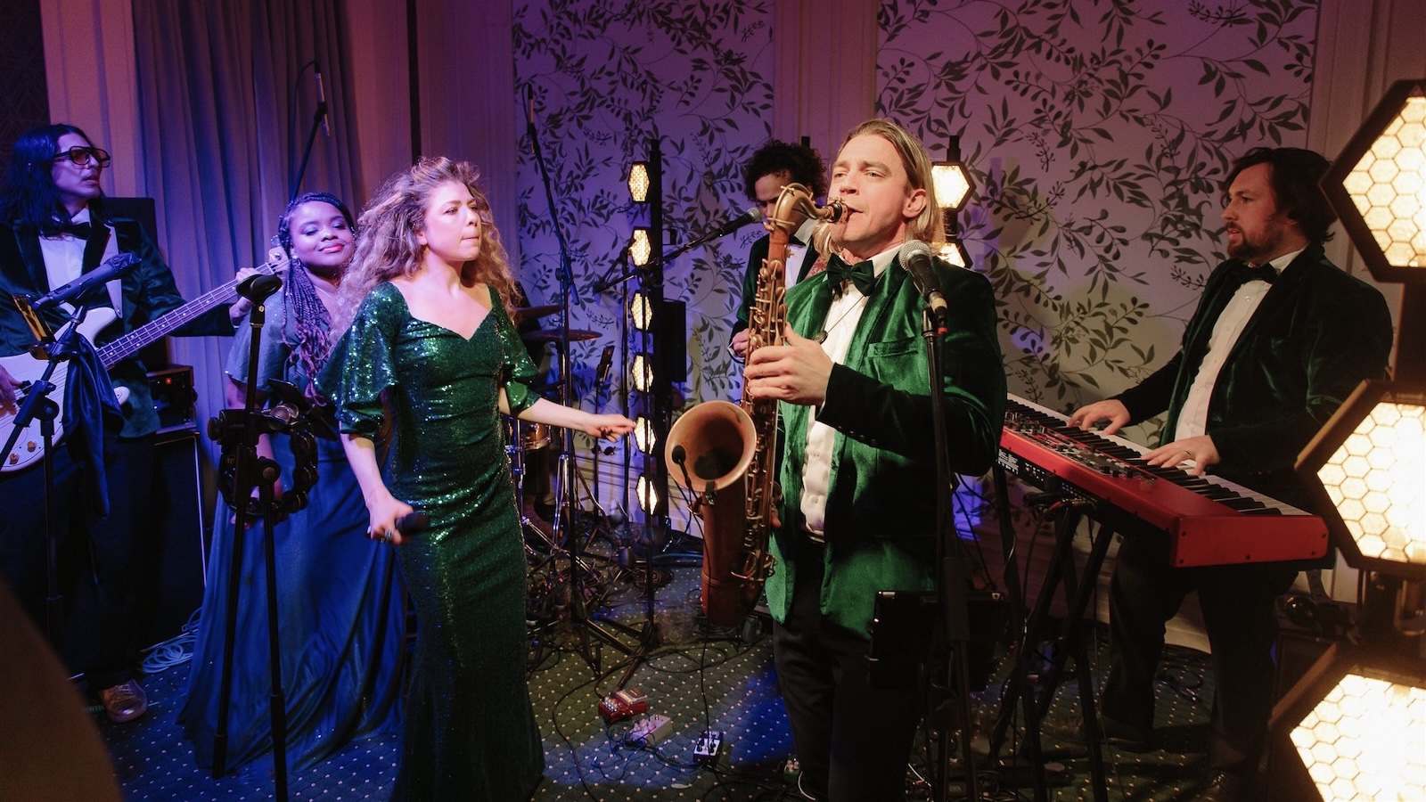 Kiral Artists party band performing at a luxury destination wedding in Boston and Cape Cod