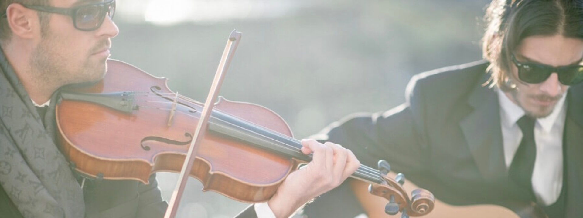Charleston Virtuosi wedding violin & guitar duo at Historic Rice Mill