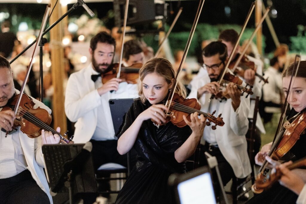 Wedding string orchestra performing in Aspen, CO | Kiral Artists musicians available for events in Montana, Wyoming, Texas