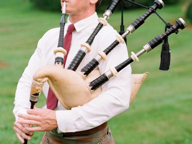 bagpipe player
